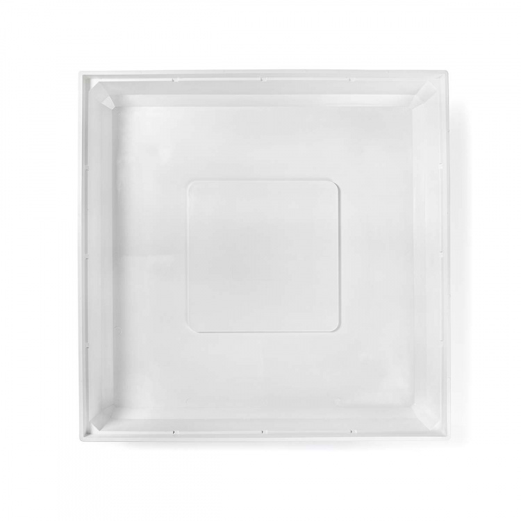 Nedis Tippuvesiallas Pyykinpesukoneelle | Muovi | Valkoinen | 70 x 70 x 10 cm