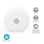 Nedis SmartLife-ilmanlaatumittari | Wi-Fi | Hiilidioksidi (CO2) / Kosteus / Lämpötila | Android™ / IOS | Valkoinen