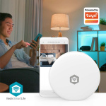 Nedis SmartLife-ilmanlaatumittari | Wi-Fi | Hiilidioksidi (CO2) / Kosteus / Lämpötila | Android™ / IOS | Valkoinen