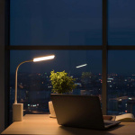Nedis LED Pyötälamppu | Himmennettävä | 1 Valotila | 90 lm | Ladattava | Hipaisukytkin | Valkoinen