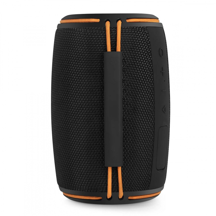 Nedis Bluetooth® Kaiutin | 360 min | Kannettava muotoilu | 40 W | Mono | Etusivu / Portable / Ulkokäyttöinen | Linkitettävä | Musta / Oranssi