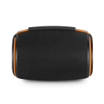 Nedis Bluetooth® Kaiutin | 360 min | Kannettava muotoilu | 40 W | Mono | Etusivu / Portable / Ulkokäyttöinen | Linkitettävä | Musta / Oranssi