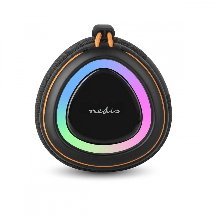 Nedis Bluetooth® Kaiutin | 360 min | Kannettava muotoilu | 40 W | Mono | Etusivu / Portable / Ulkokäyttöinen | Linkitettävä | Musta / Oranssi