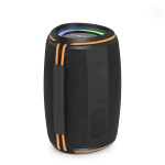 Nedis Bluetooth® Kaiutin | 360 min | Kannettava muotoilu | 40 W | Mono | Etusivu / Portable / Ulkokäyttöinen | Linkitettävä | Musta / Oranssi