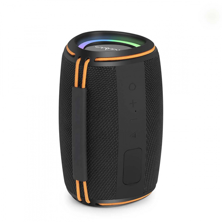 Nedis Bluetooth® Kaiutin | 360 min | Kannettava muotoilu | 40 W | Mono | Etusivu / Portable / Ulkokäyttöinen | Linkitettävä | Musta / Oranssi