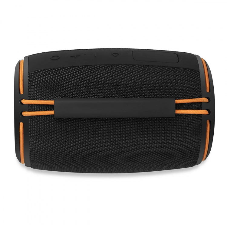 Nedis Bluetooth® Kaiutin | 360 min | Kannettava muotoilu | 40 W | Mono | Etusivu / Portable / Ulkokäyttöinen | Linkitettävä | Musta / Oranssi