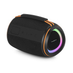 Nedis Bluetooth® Kaiutin | 360 min | Kannettava muotoilu | 40 W | Mono | Etusivu / Portable / Ulkokäyttöinen | Linkitettävä | Musta / Oranssi
