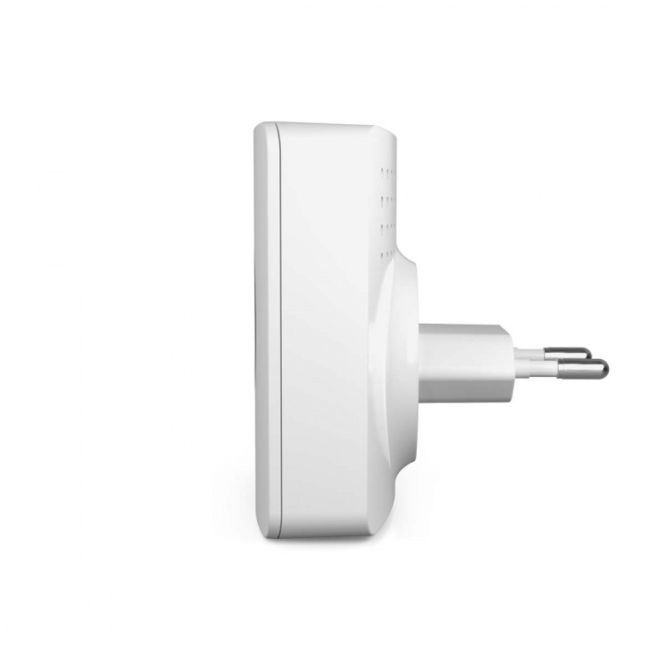 Nedis SmartLife Soittokello | RF, frequency 433 Mhz / Wi-Fi | Verkkovirtakäyttöinen | 60 melodiaa | 100 - 240 V AC | Säädettävä äänenvoimakkuus | Valkoinen