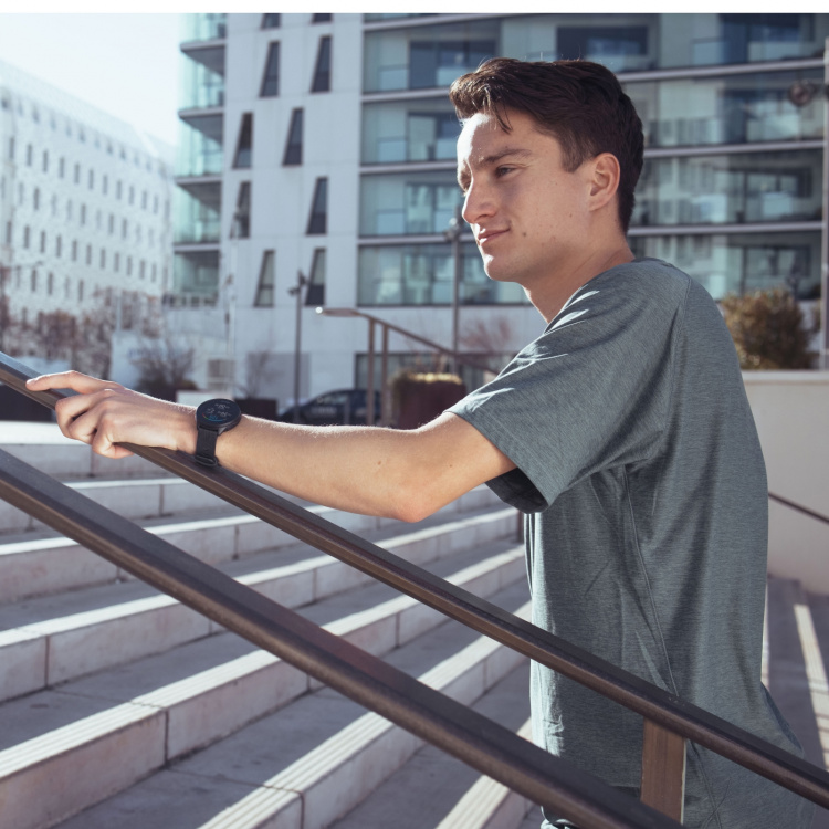 Polar Pacer Löparklocka GPS Night Black S-L