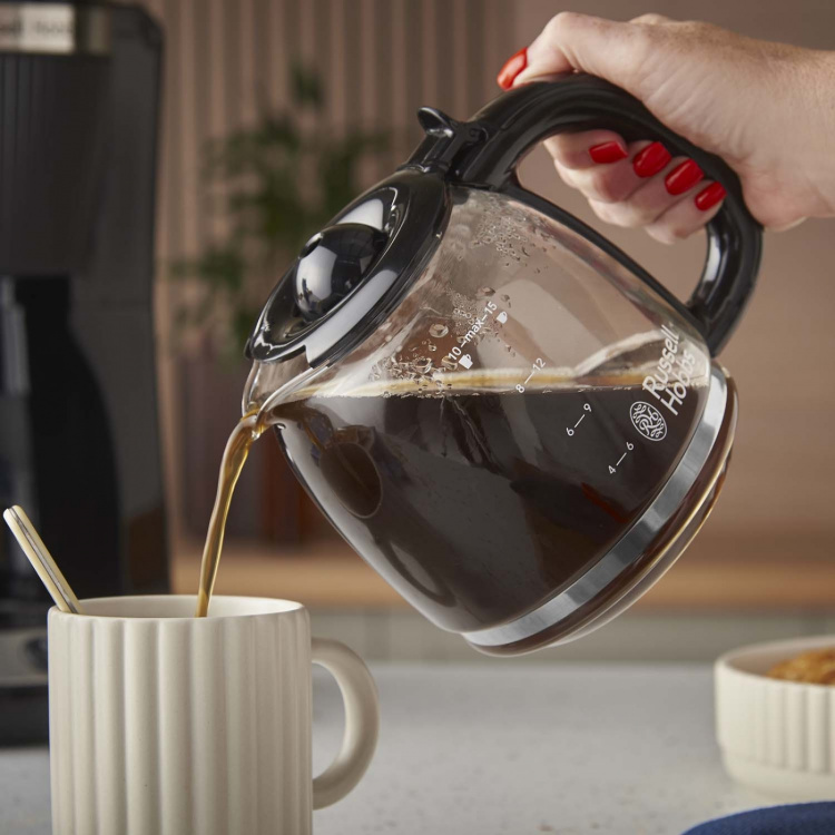Russell Hobbs Kaffebryggare Brontë Svart 1,25L