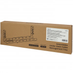 LogiLink Kabelränna för montering under skrivbordet Justerbar Svart