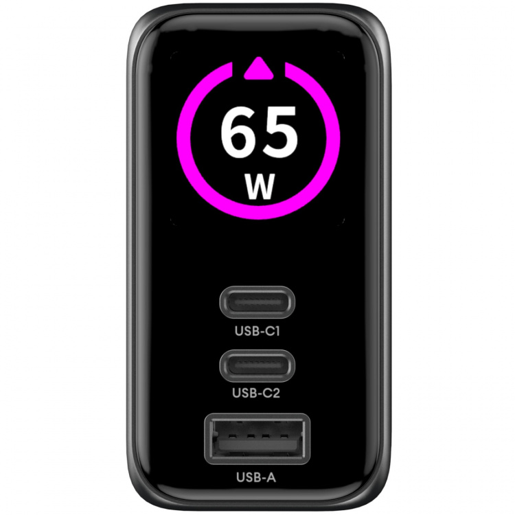 Celly Laddare 65W PD/QC med display