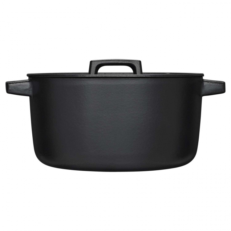 Fiskars Gryta med lock Folken 4 L emaljerad