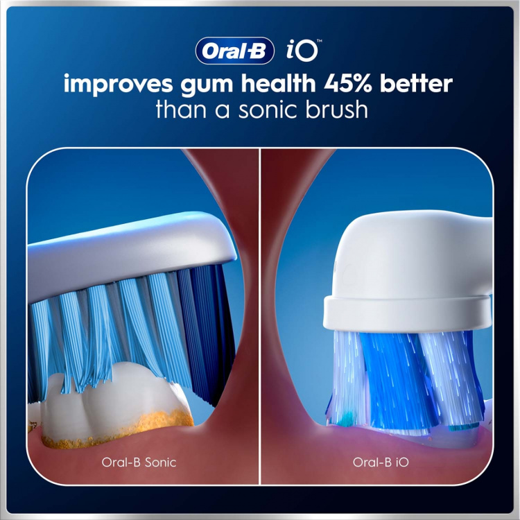 Oral B Eltandborste iO6 White, 1 Extra Refill
