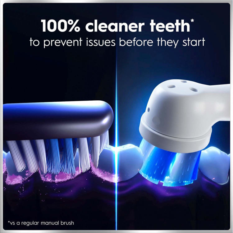 Oral B Eltandborste iO6 Grey Opal, 1 Extra Refill