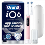 Oral B Eltandborste iO6 Series Pink Sand Sensitive, 1 Extra Refill