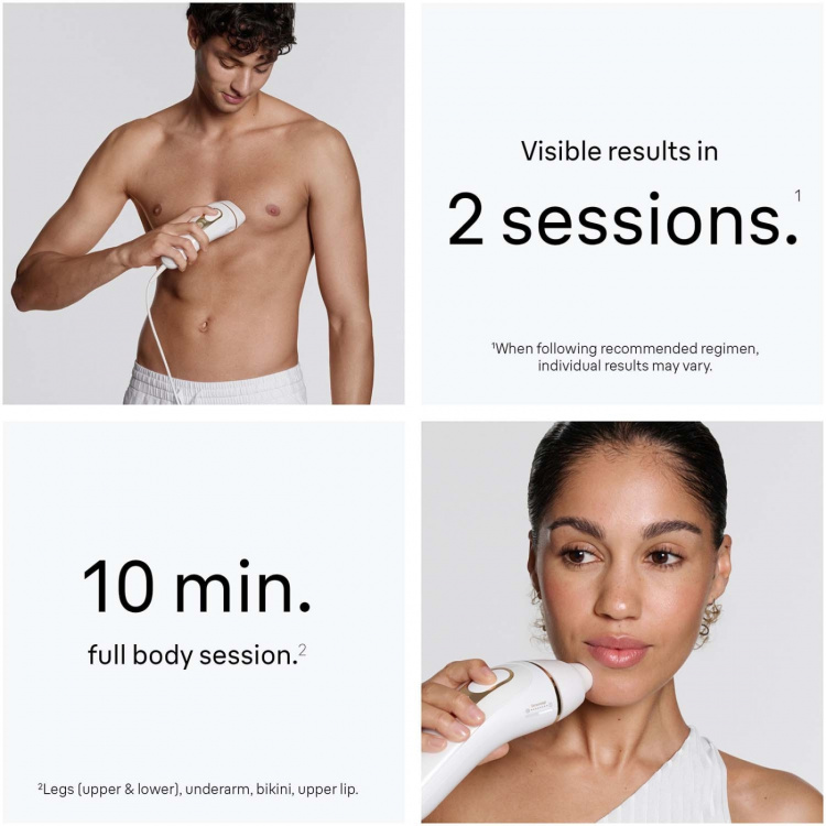 Braun IPL Silk·expert Pro 5, Hårborttagning Hemma, 2 huvuden, PL5210