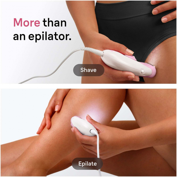 Braun Epilator Silk·épil 3 med sladd, Långvarigt Slät Hud, 3-031, Rosa