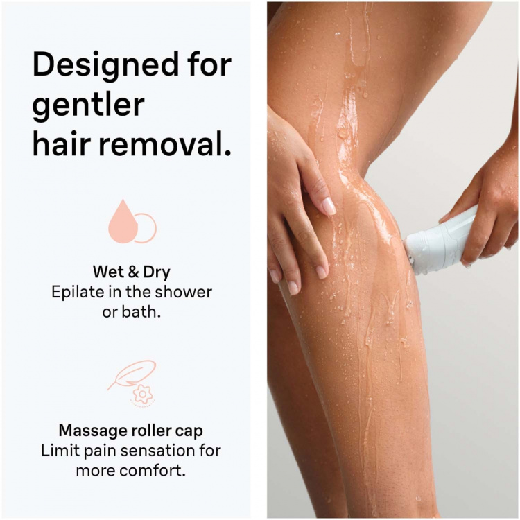 Braun Epilator Silk·épil 5, Wet & Dry, Enkel Hårborttagning, Långvarigt Slät Hud, 5-011, Flamingo