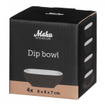 Maku Dip / Serveringskål Svart 4 st