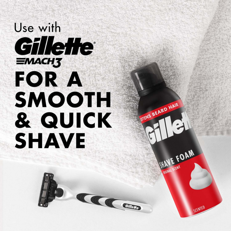 Gillette Rakskum Classic Original, Snabb & Enkel Rakning, 250ml