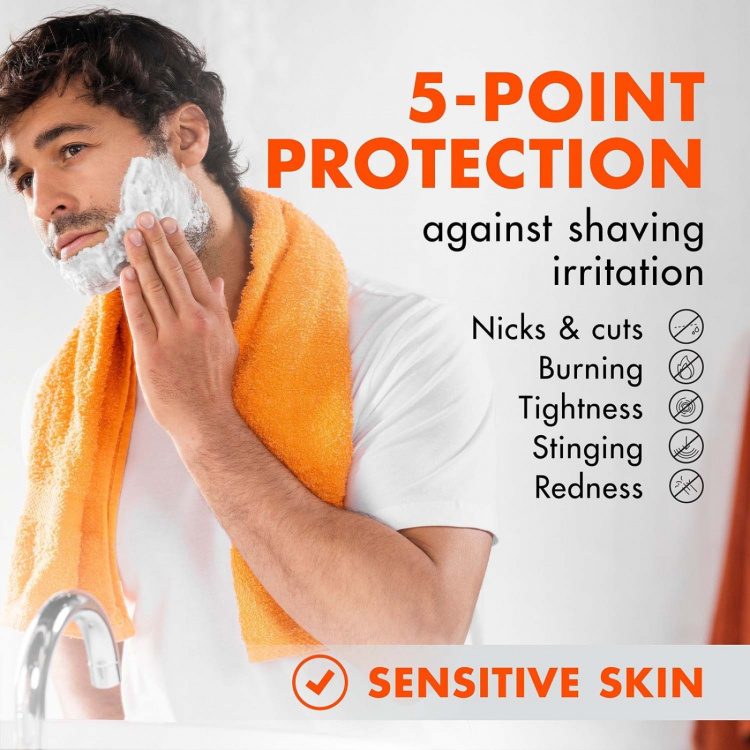 Gillette Rakgel Fusion Ultra Moist, Återfuktande för män med Kakaosmör, 200ml