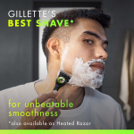Gillette Rakhyvel Labs 1st rakblad + Magnetiskt ställ Neon Night
