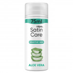 Gillette Venus Rakgel Satin Care för Kvinnor med en touch av Aloe Vera för Känslig Hud, 75ml