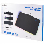 LogiLink Gamingmusmatta RGB 360x270mm Svart