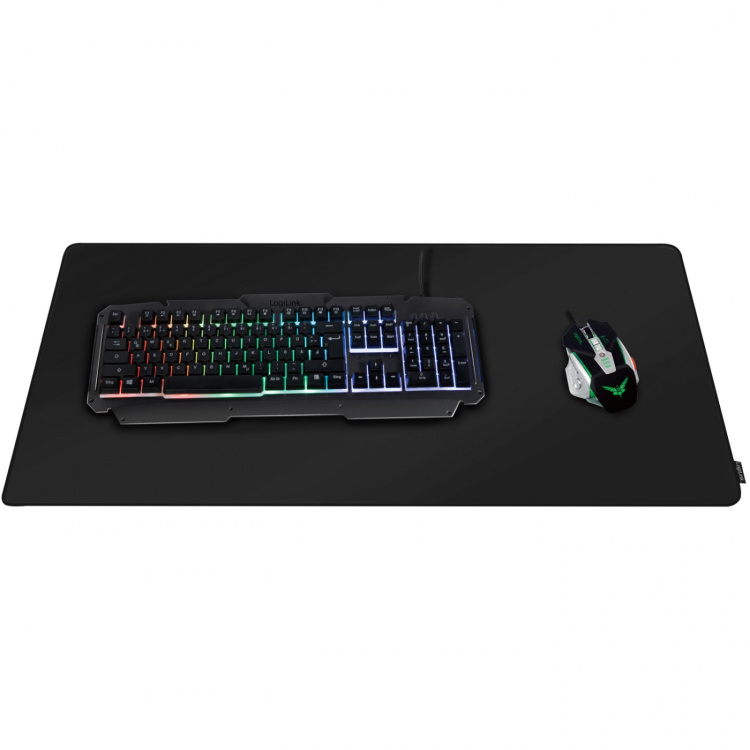 LogiLink Gamingmusmatta 435x890mm Svart