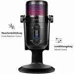 LogiLink Mikrofon USB Riktad NRC RGB Svart