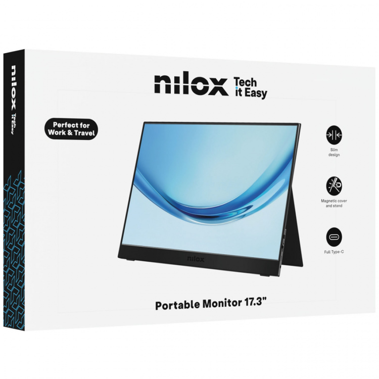 Nilox Bildskärm Portabel 17,3