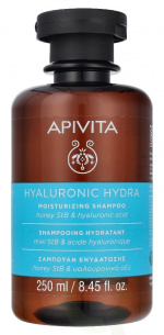 Apivita Hyaluronic Hydra Moisturizing Shampoo Honey StB & Hyaluronic Acid 250 ml