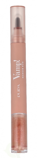 Pupa Milano Pupa Vamp! Marker Duo 4 ml Lip marker 1,4ml/Lip gloss 2,6ml