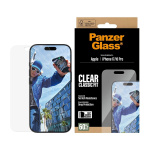 PanzerGlass Näytönsuojus iPhone 17/iPhone 16 Pro – Classic Fit ja EasyAligner