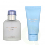 Dolce & Gabbana Light Blue Pour Homme Giftset 125 ml Edt Spray 75ml/Body Cream Donna 50ml
