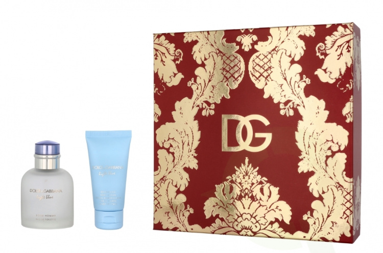 Dolce & Gabbana Light Blue Pour Homme Giftset 125 ml Edt Spray 75ml/Body Cream Donna 50ml