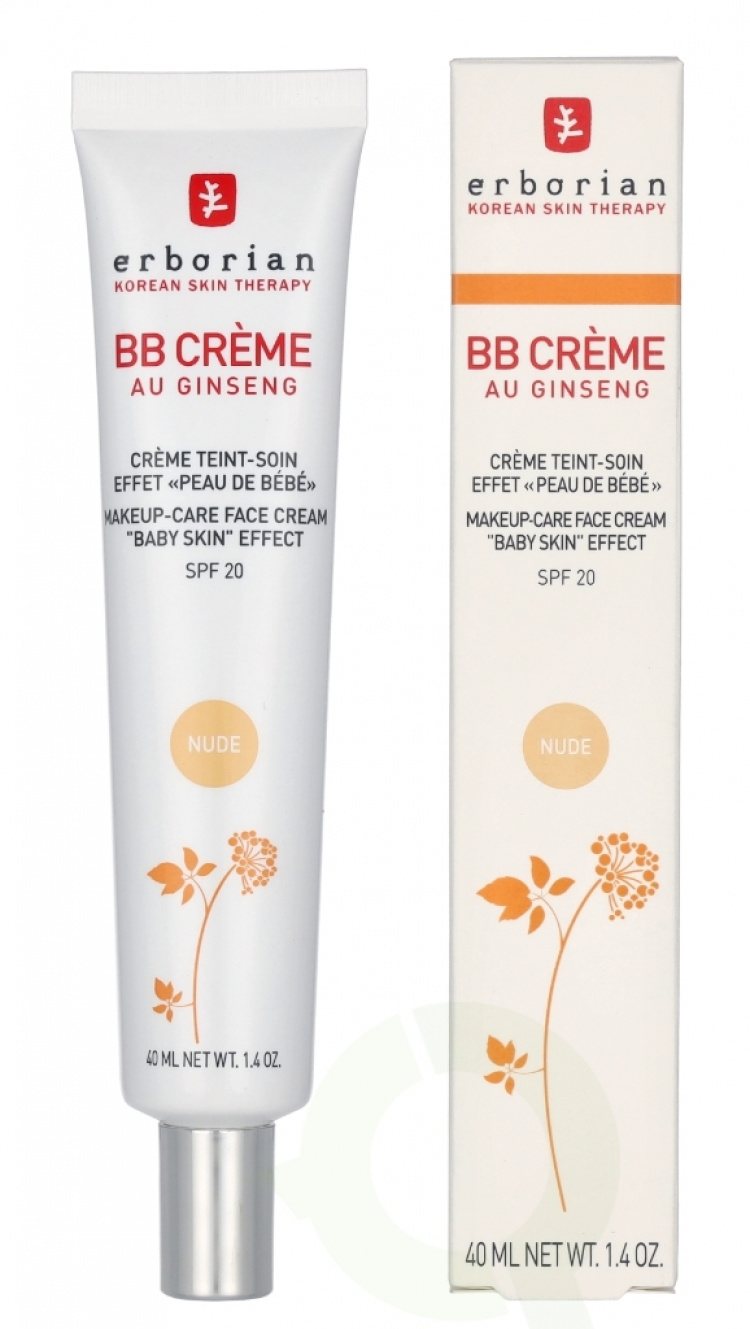 Erborian BB Cream Au Ginseng 5-In-1 Baby Skin Effect SPF20 40 ml Nude