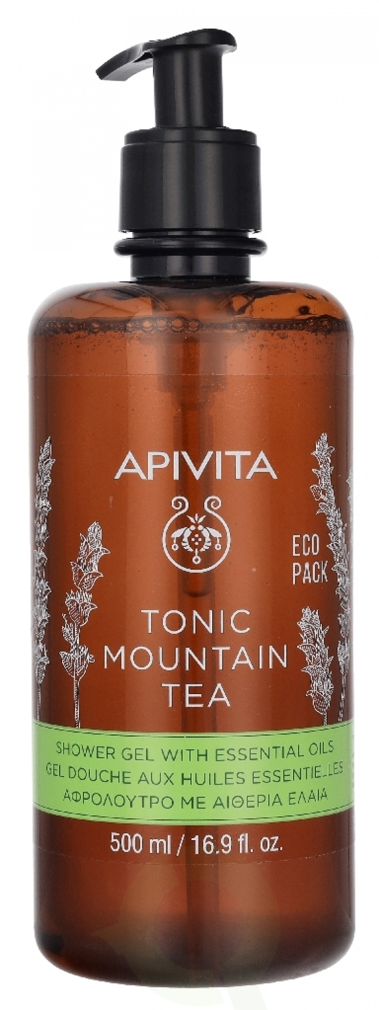 Apivita Tonic Mountain Tea Shower Gel 500 ml