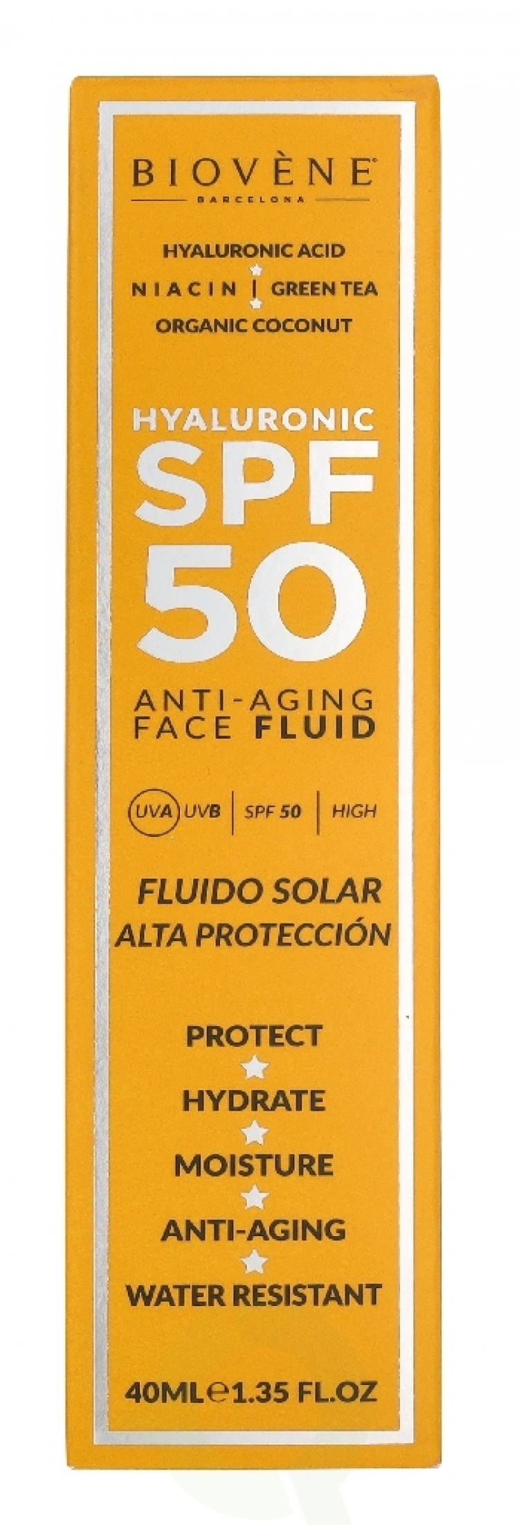 Biovene Hyaluronic SPF50 Anti-Aging Face Fluid 40 ml