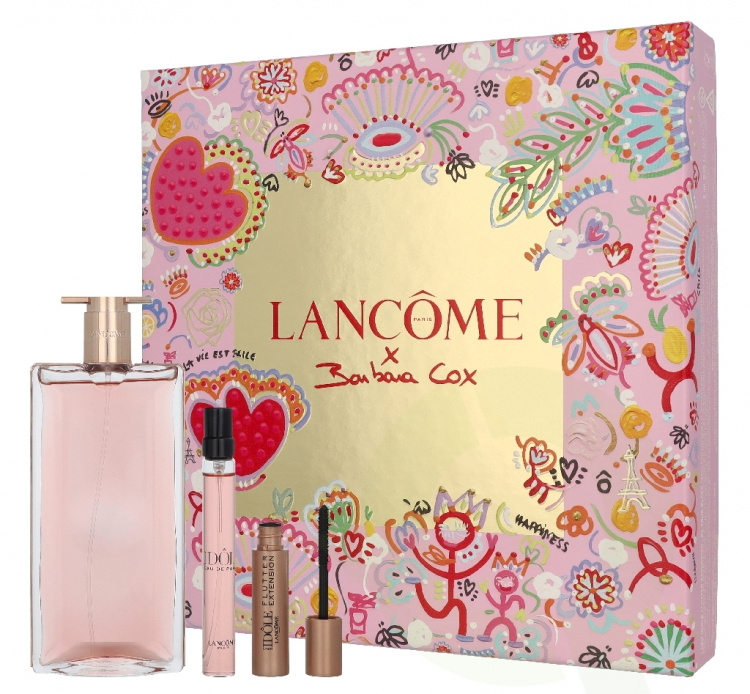 Lancome Lancôme Idole Giftset 62 ml Edp Spray 50ml/Edp Spray 10ml/#01 Black Lash Idole Flutter Extension Mascara 2ml