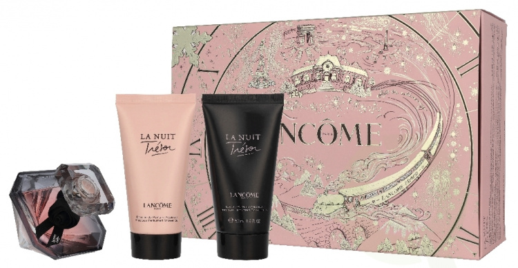 Lancome La Nuit Tresor Giftset 130 ml eDP Spray 30ml/Body Lotion 50ml/Shower Gel 50ml