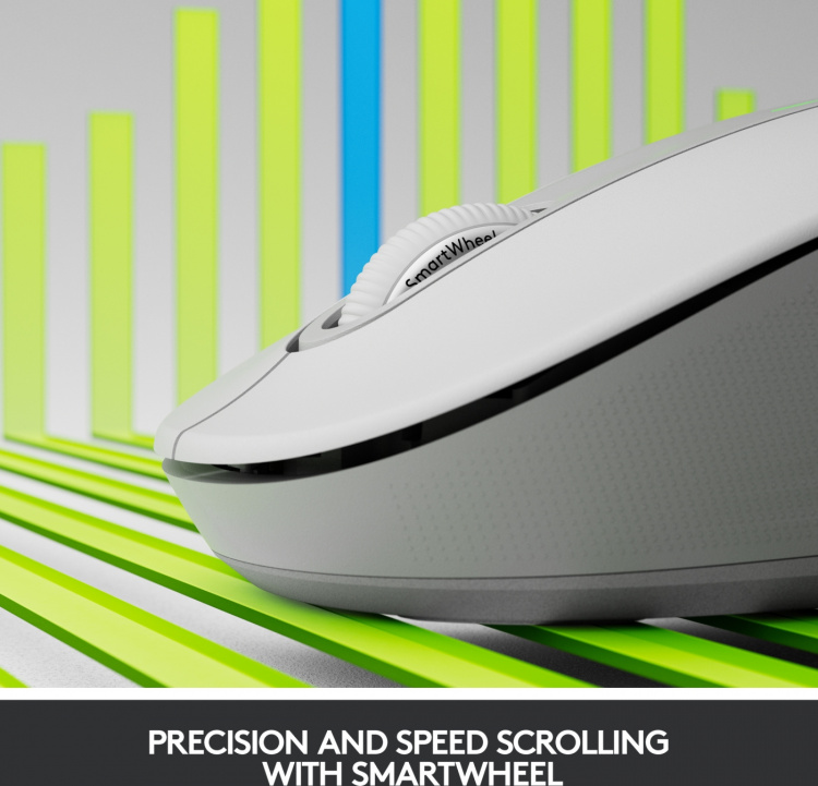 Logitech Signature M650 -langaton hiiri, valkoinen