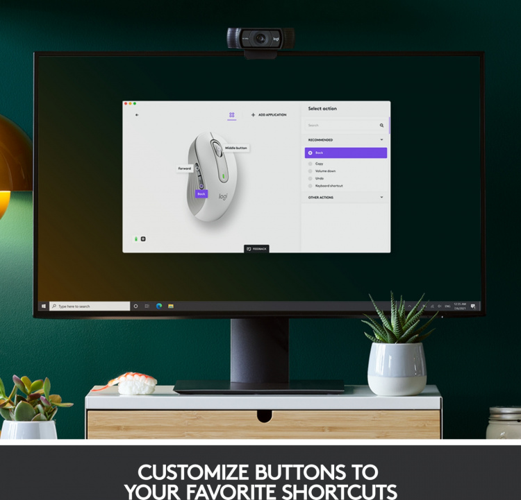 Logitech Signature M650 -langaton hiiri, valkoinen