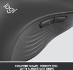 Logitech Signature M650 L LEFT -langaton hiiri, musta