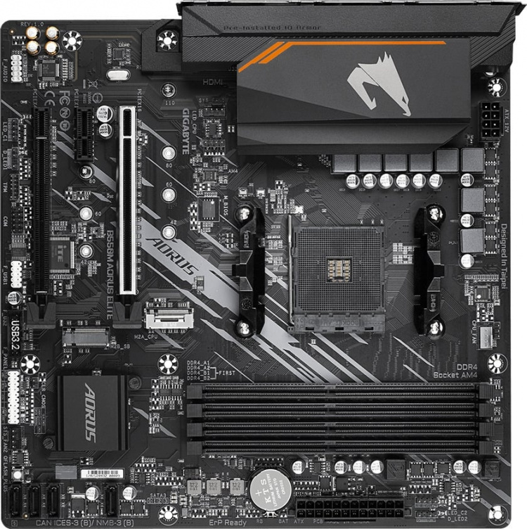 Gigabyte B550M AORUS ELITE AM4 mATX -emolevy