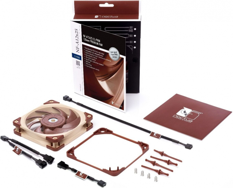 Noctua NF-A12x25 LS-PWM -tuuletin, 120 mm