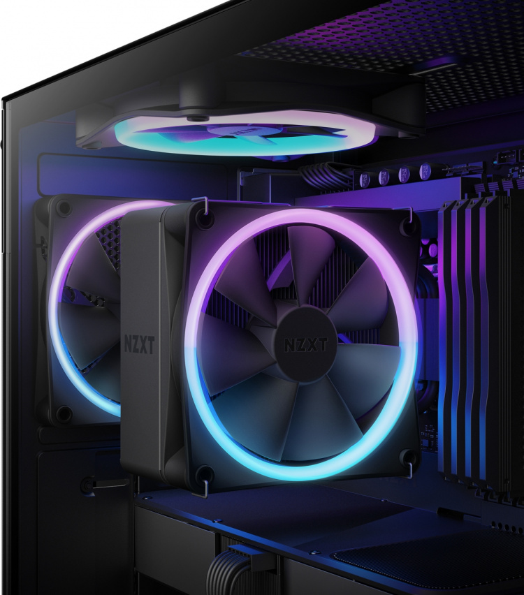 NZXT T120 RGB -prosessorijäähdytin, musta