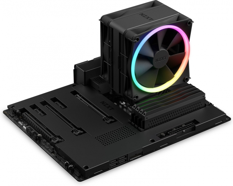 NZXT T120 RGB -prosessorijäähdytin, musta
