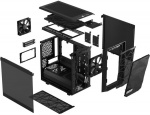 Fractal Design Meshify 2 Nano Mini-ITX-kotelo, musta
